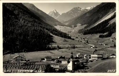 Ak Gries im Sellrain Tirol, Gesamtansicht