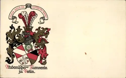 Studentika Ak Akademischer Turnverein zu Berlin, Wappen