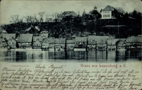 Ak Lauenburg an der Elbe, Gesamtansicht