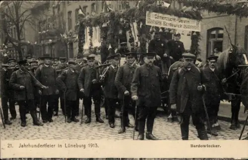 Ak Lüneburg in Niedersachsen, 21. Jahrhundertfeier 1913, Bardowiecker