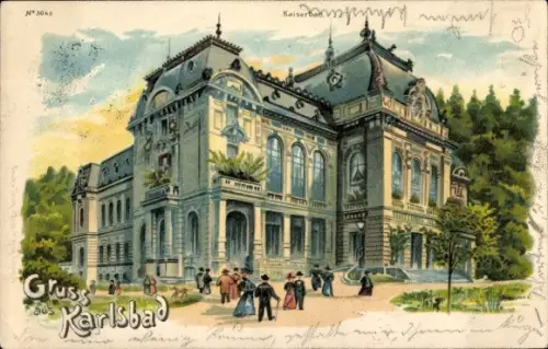 Litho Karlovy Vary Karlsbad Stadt, Kaiserbad