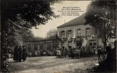 Ak Halanzy Wallonien Luxemburg, La Maison-Frontiere, 20 minutes de Longwy, superbe Dancing