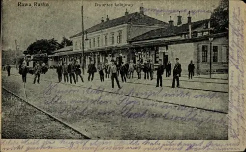 Ak Rawa Ruska Ukraine, Bahnhof