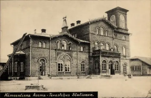 Ak Hämeenlinna Tavastehus Finnland, Bahnhof