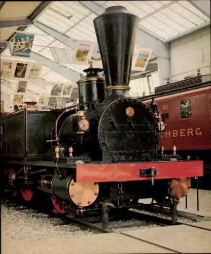 Sammelbild Eisenbahn Schweiz, Dampflokomotiven Bild 45, Engerth-Lokomotive Genf