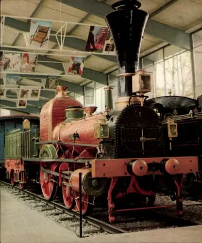 Sammelbild Eisenbahn Schweiz, Dampflokomotiven Bild 44, Spanisch-Brötli-Bahn 1847