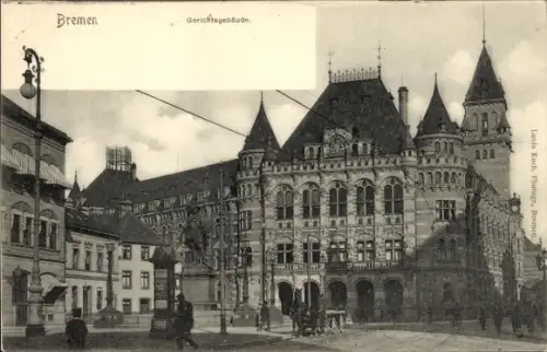 Ak Hansestadt Bremen, Gerichtsgebäude