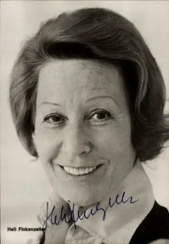 Ak Schauspielerin Heli Finkenzeller, Portrait, Autogramm