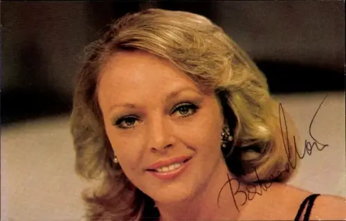 Ak Schauspielerin und Sängerin Barbara Schöne, Portrait, Autogramm