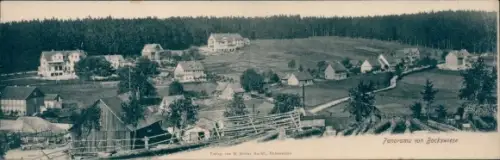 Klapp Ak Bockswiese Goslar im Harz, Panorama