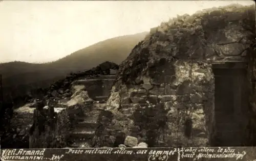 Ak Hartmannswiller Hartmannsweiler Elsass Haut Rhin, Hartmannswillerkopf, Hartmannsweilerkopf