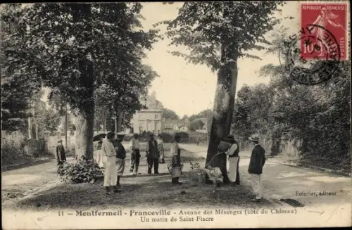 Ak Montfermeil Franceville Seine Saint Denis, Avenue des Mesanges