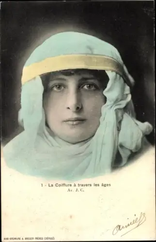 Ak La Coiffure a travers les ages, Av. J. C.
