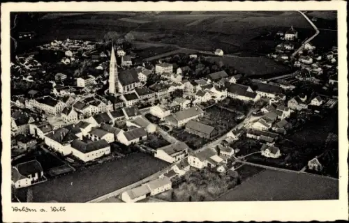Ak Velden an der Vils Niederbayern, Luftaufnahme