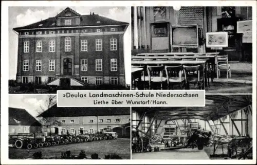 Ak Liethe Wunstorf in Niedersachsen, DEULA Landmaschinen Schule Niedersachsen