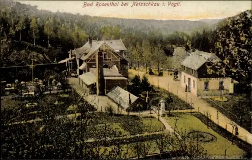 Ak  Netzschkau im Vogtland, Bad Rosenthal