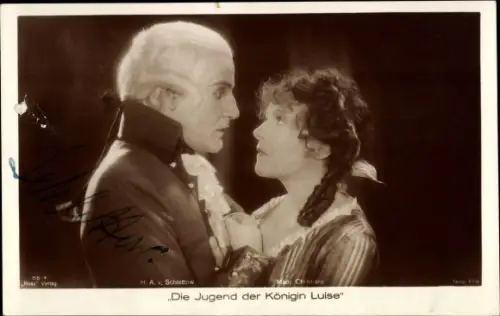 Ak Schauspielerin Mady Christians, Schauspieler H. A. v. Schlettow, Die Jugend der Königin Luise