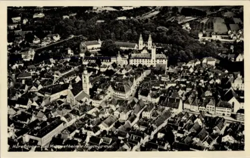 Ak Bad Mergentheim in Tauberfranken, Fliegeraufnahme