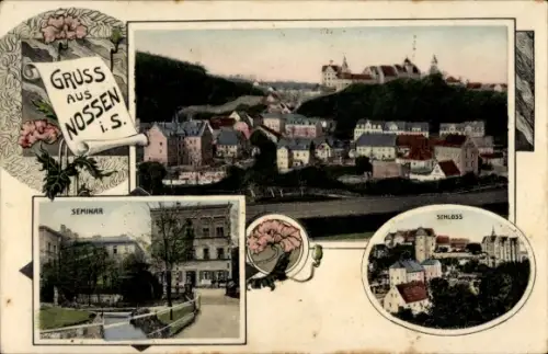 Ak Nossen in Sachsen, Seminar, Schloss