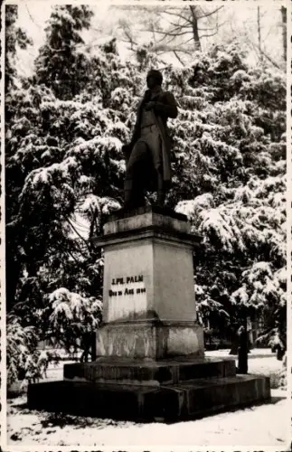 Foto Braunau am Inn Oberösterreich, Palm-Denkmal, Winter