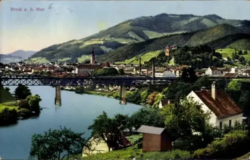 Ak Bruck an der Mur Steiermark, Gesamtansicht