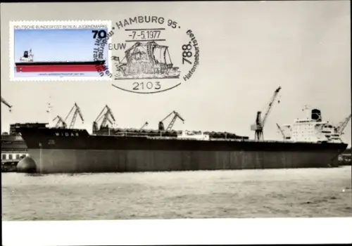 Foto Frachtschiff W. I. D. A. R. im Hafen