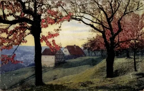 Ak Nenke & Ostermaier Serie 267 Nr 4150, Herbst, Landschaft