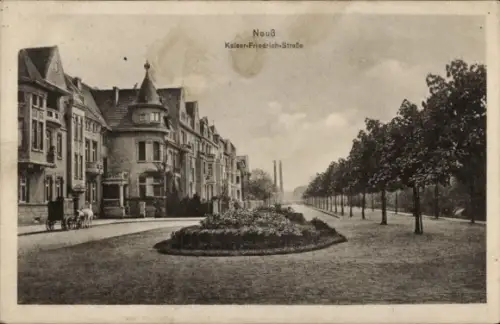 Ak Neuß Neuss am Rhein,  Kaiser-Friedrich-Straße