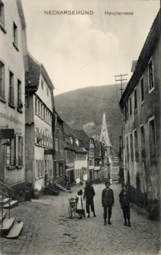 Ak Neckargemünd am Neckar, Hauptstrasse