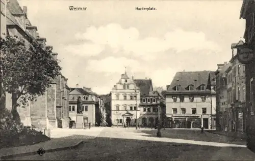 Ak WEIMAR ohne dagegensprechende Information IMMER THÜRINGEN (9942-),  Herderplatz
