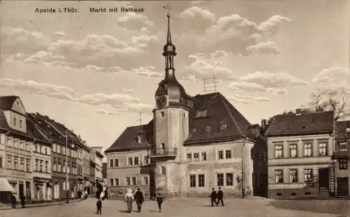 Ak Apolda in Thüringen,  Markt, Rathaus