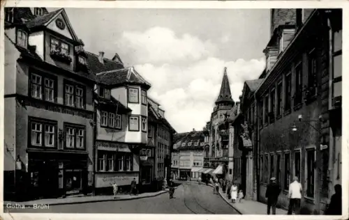 Ak Gotha in Thüringen, Brühl