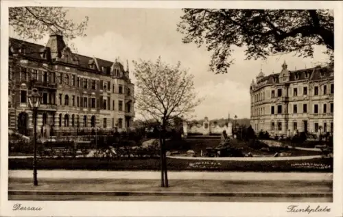 Ak Dessau in Sachsen Anhalt,  Funkplatz