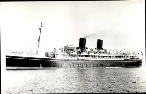 Foto Ak Steamer Mooltan, Dampfschiff, P&O