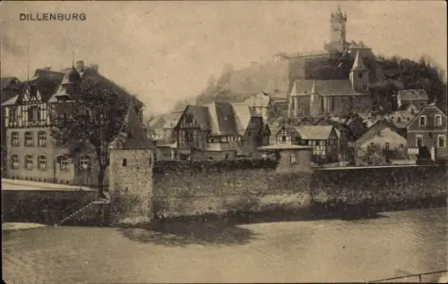 Ak Dillenburg in Hessen, Teilansicht
