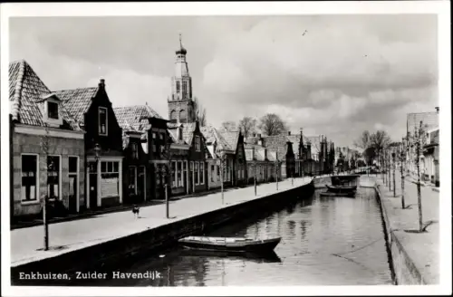 Ak Enkhuizen Nordholland Niederlande, Zuider Havendijk