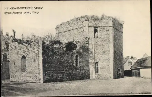 Ak Visby Wisby Schweden, Helgeandskyrkan