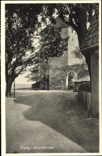 Ak Visby Wisby Schweden, Kruttornet