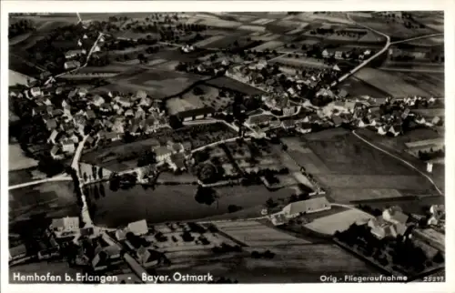 Ak Hemhofen in Mittelfranken, Luftaufnahme