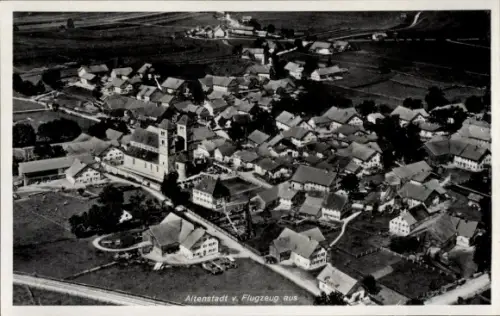 Ak Altenstadt in Oberbayern, Fliegeraufnahme