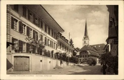 Ak Herzogenbuchsee Kanton Bern, Hotel Kreuz
