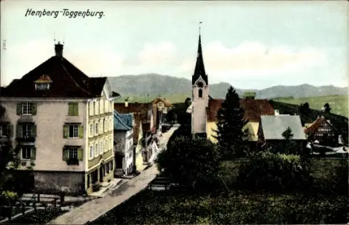Ak Hemberg im Toggenburg Kt. St. Gallen, Kirche