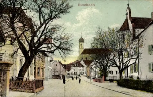 Ak Stockach im Hegau Baden, Straßenansicht