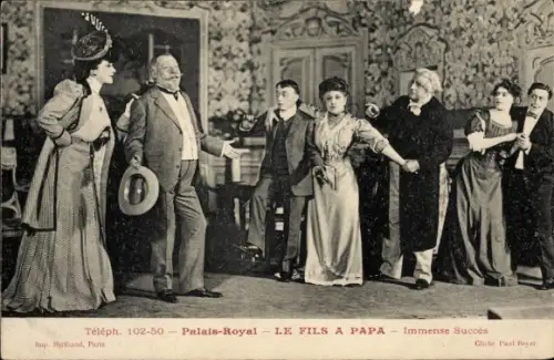 Ak Palais-Royal, Theaterszene, Le fils à Papa