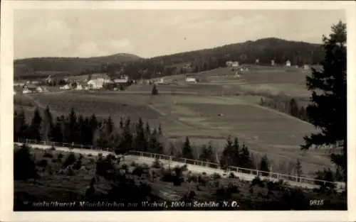 Foto Ak Mönichkirchen in Niederösterreich, Gesamtansicht