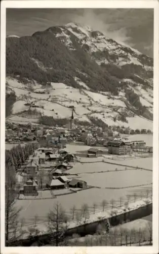 Ak Bad Gastein Badgastein in Salzburg, Gesamtansicht, Winter