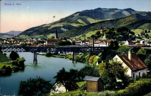 Ak Bruck an der Mur Steiermark, Gesamtansicht
