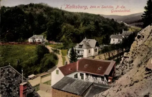 Ak Wien 23 Liesing Kalksburg,  244 m Seehöhe, N.-Oe., Gutenbachtal