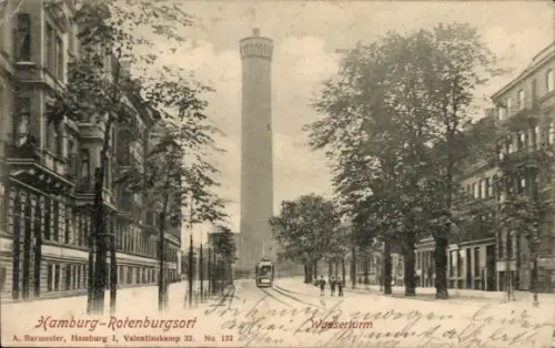 Ak Hamburg Mitte Rothenburgsort, Wasserturm