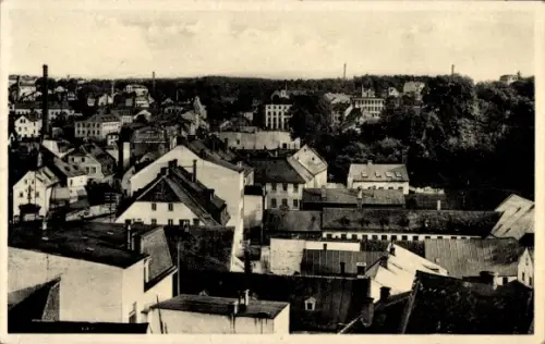 Ak Aš Asch Region Karlsbad, Teilansicht